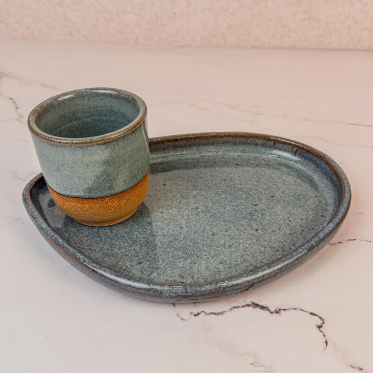 Conjunto Copo Pézinho - 180ml + Pires